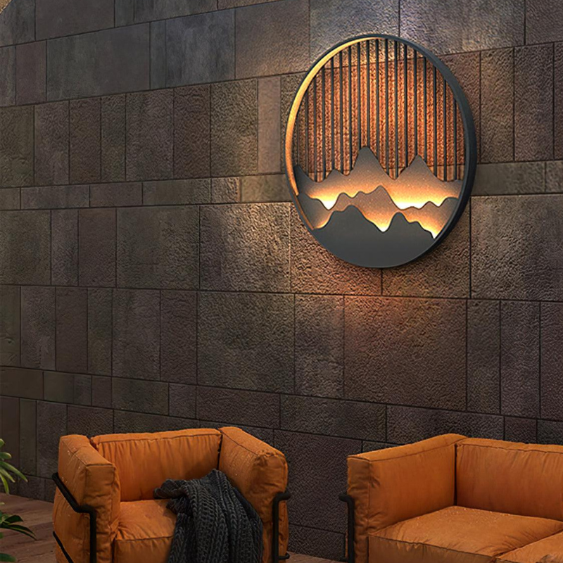 ZenithBeam – Lampe Mural LED pour Extérieur Moderne