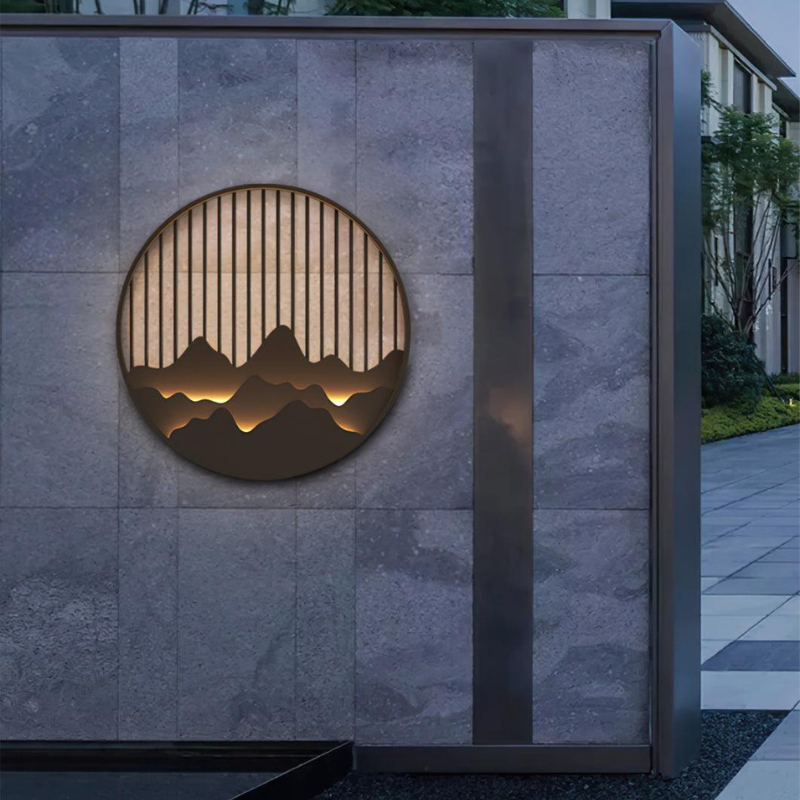 ZenithBeam – Lampe Mural LED pour Extérieur Moderne