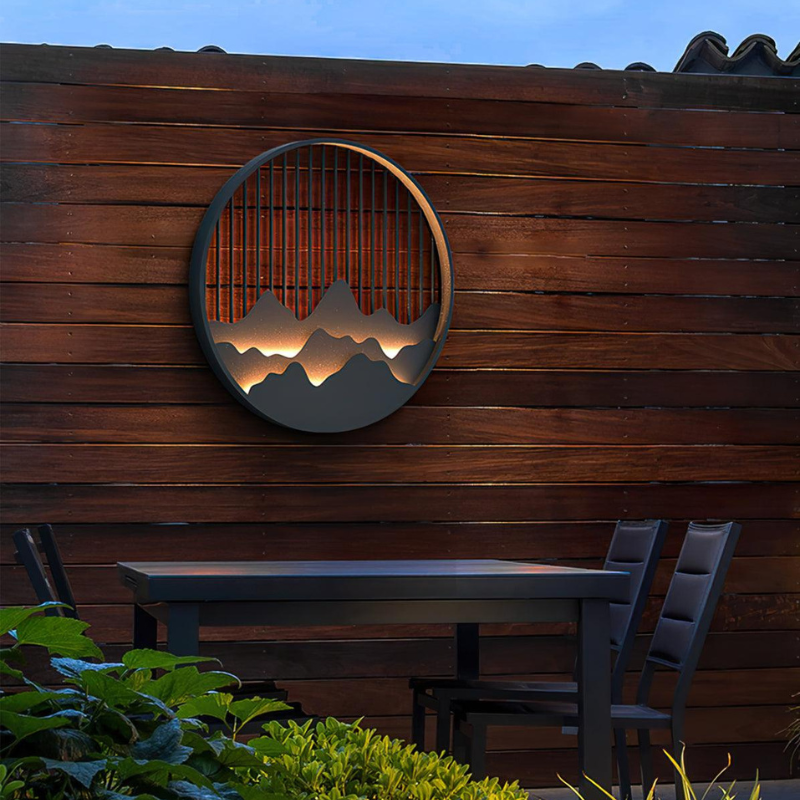 ZenithBeam – Lampe Mural LED pour Extérieur Moderne