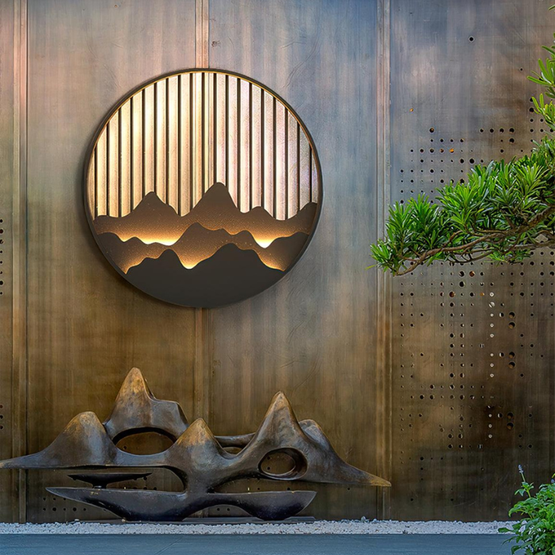 ZenithBeam – Lampe Mural LED pour Extérieur Moderne