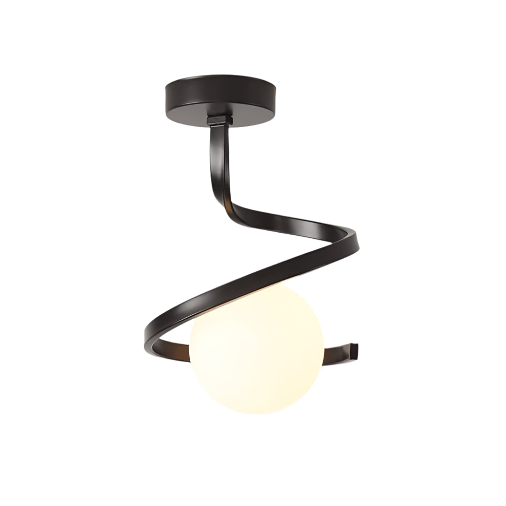 Lumivara – Plafonnier LED Moderne Salon Blanc Élégant