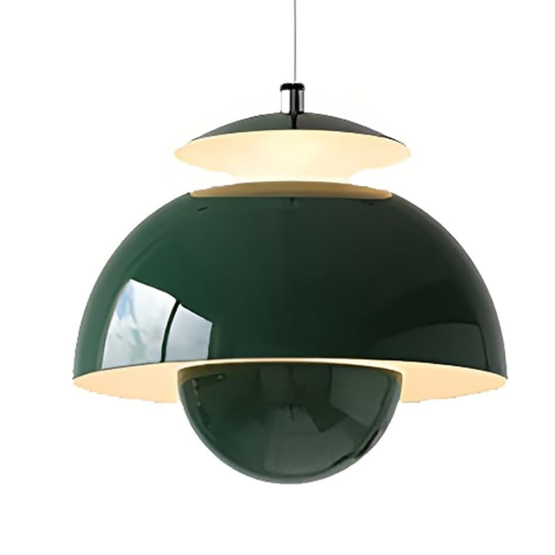Celestia – Suspension Plafond LED Moderne Finition Blanc Salon