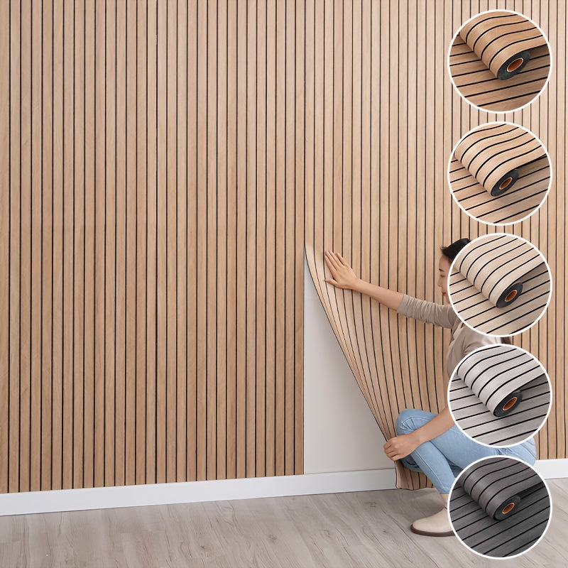 Autocollant Mural Effet Bois 3D IXPE 299,97 × 39,88 cm – Auto-adhésif, Découpable, Texture Relief