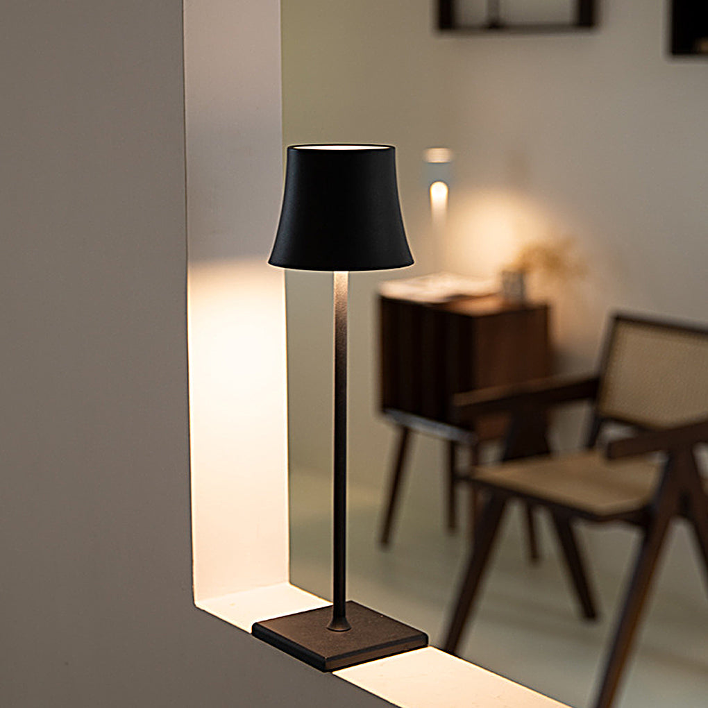 LumaGlow I Lampe de Table Sans Fil Dimmable – Rechargeable via USB, Design Moderne