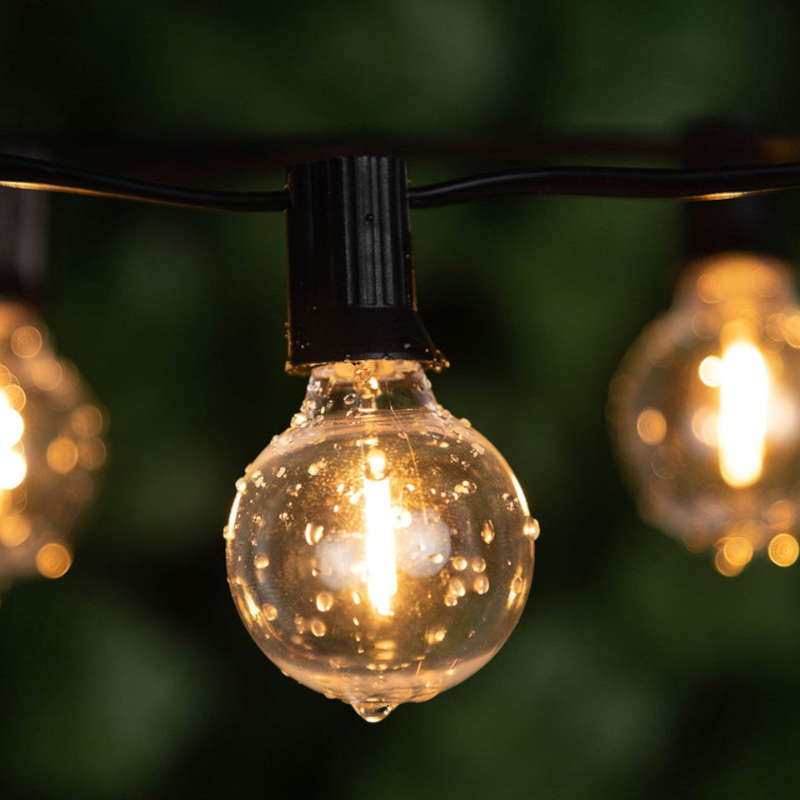 HydraGlow Lampes LED Extérieur Étanches Modernes Jardin Noir