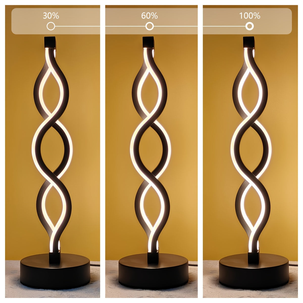 SilverWave – Lampe LED de bureau en aluminium dimmable