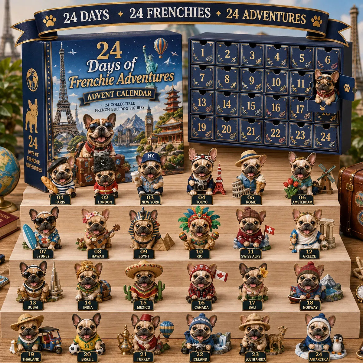 Calendrier de l'Avent Bouledogue Français 2026
