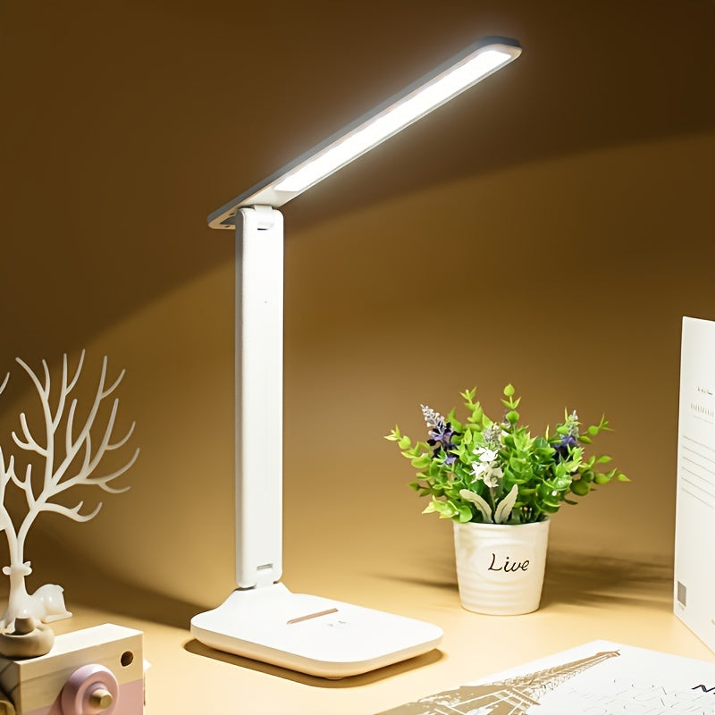 DeskFlex – Lampe de bureau LED avec USB et intensité lumineuse réglable 