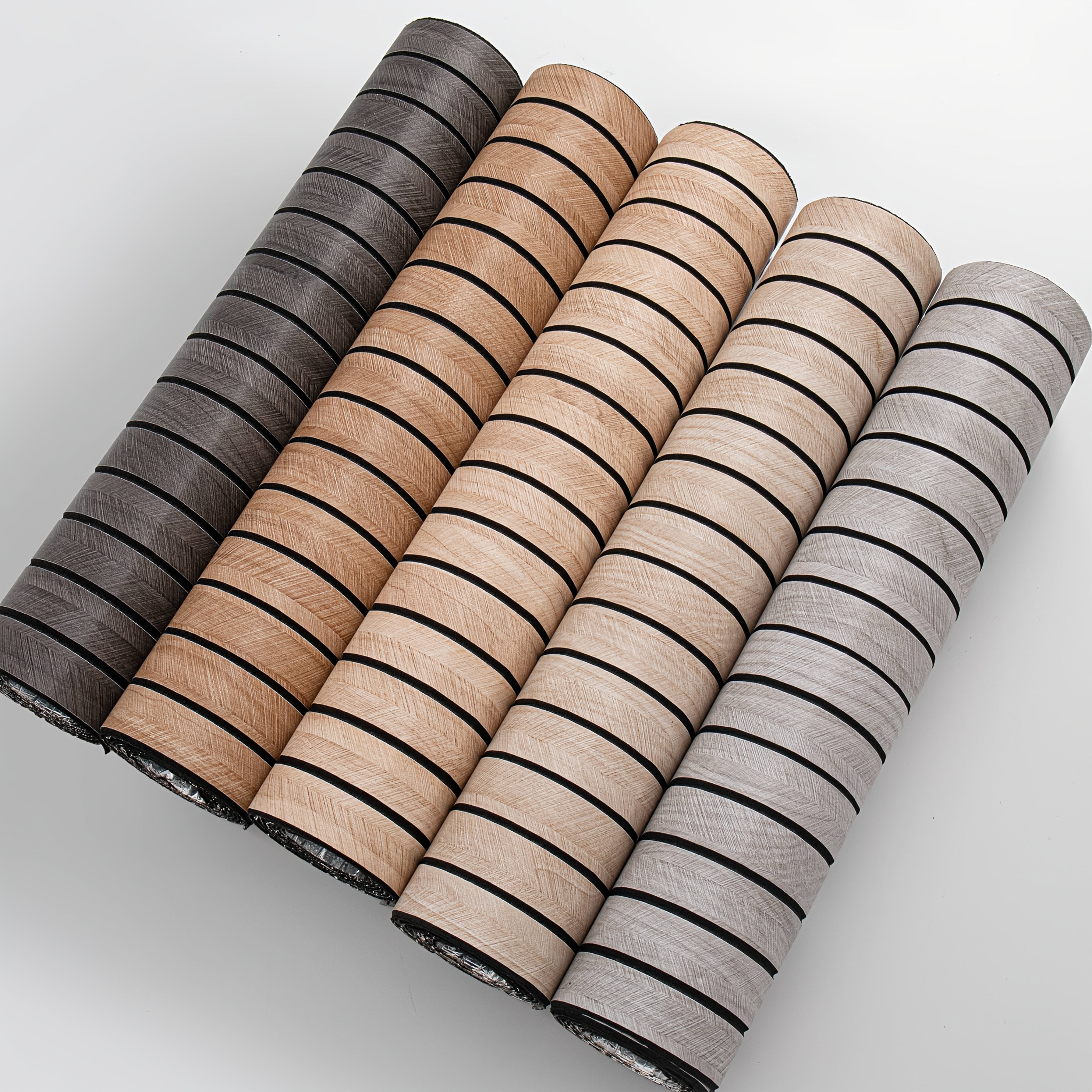 Autocollant Mural Effet Bois 3D IXPE 299,97 × 39,88 cm – Auto-adhésif, Découpable, Texture Relief