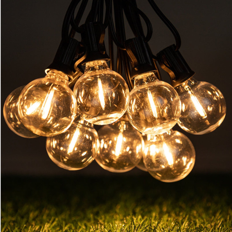 HydraGlow Lampes LED Extérieur Étanches Modernes Jardin Noir