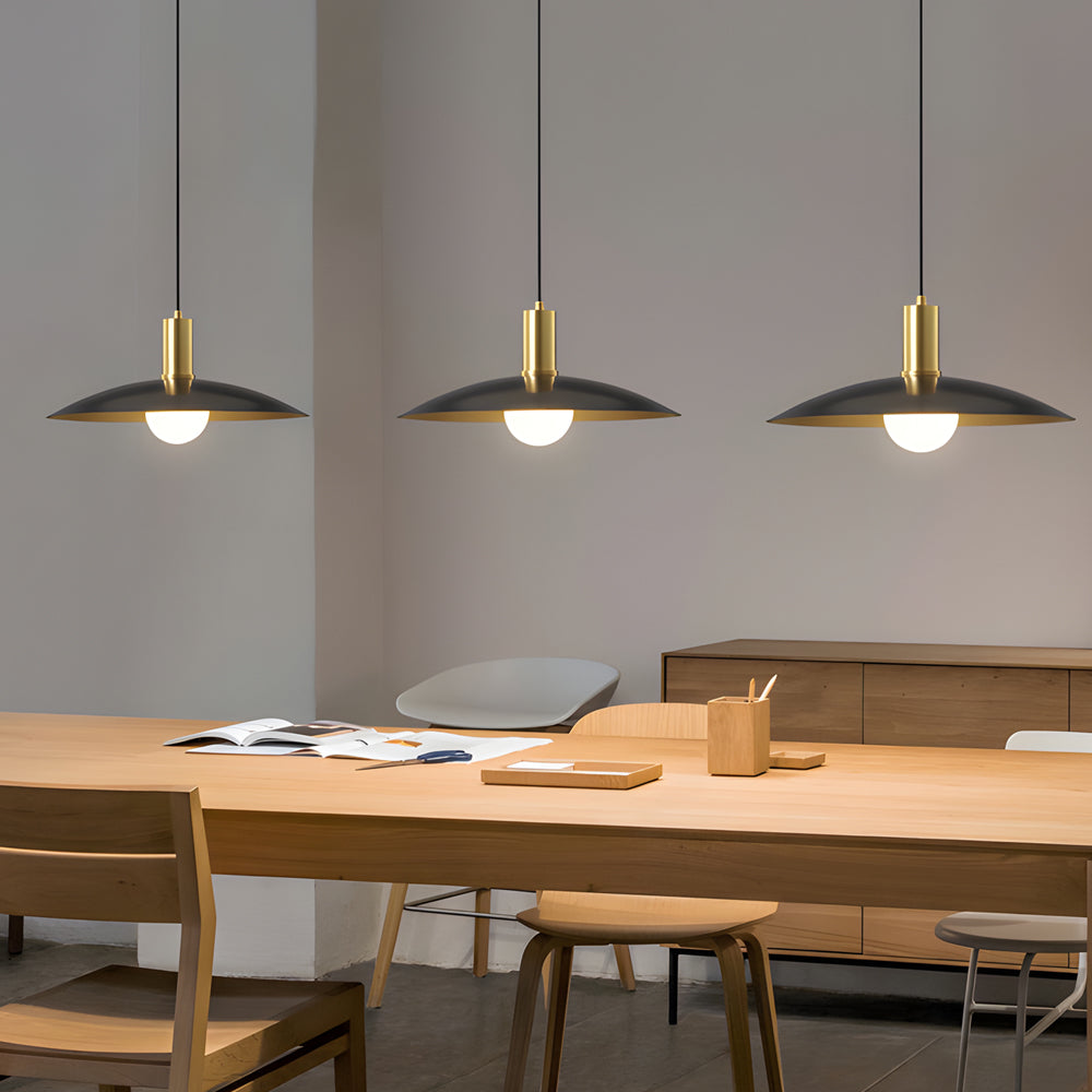 Lumiéra – Suspension LED Vintage Élégante Laiton Salon
