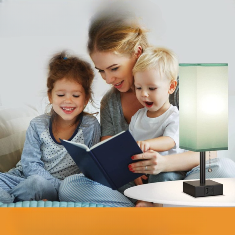 FlexiLamp – Lampe de table dimmable avec 3 températures de couleur et ports USB de recharge