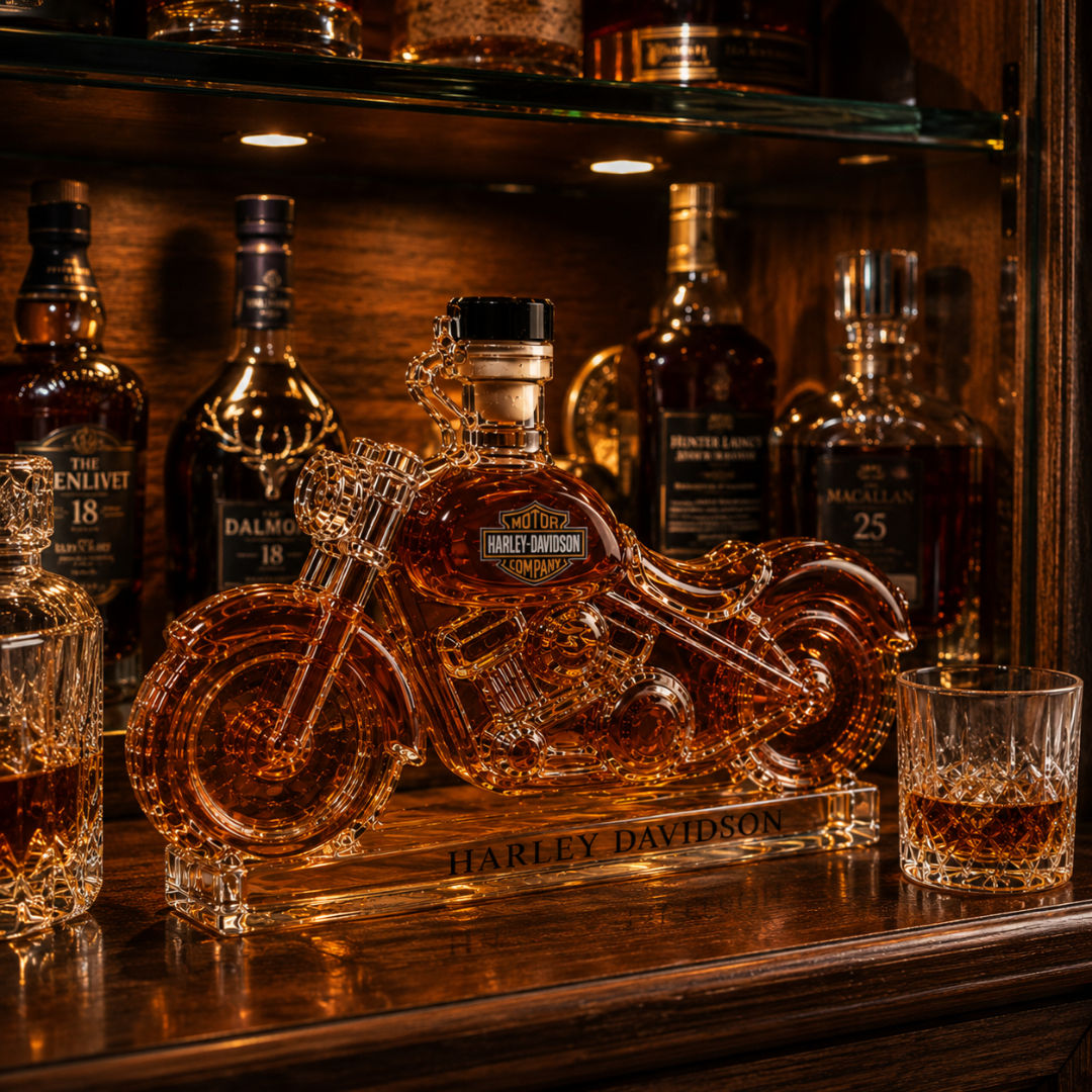 Bouteille de Whisky | Édition Limitée, Design Raffiné (bouteille vide à remplir soi-même)
