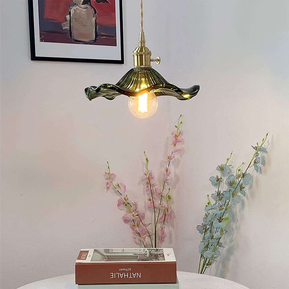Fleurisca – Lampe Hibiscus Décorative, LED, Rose, Jardin