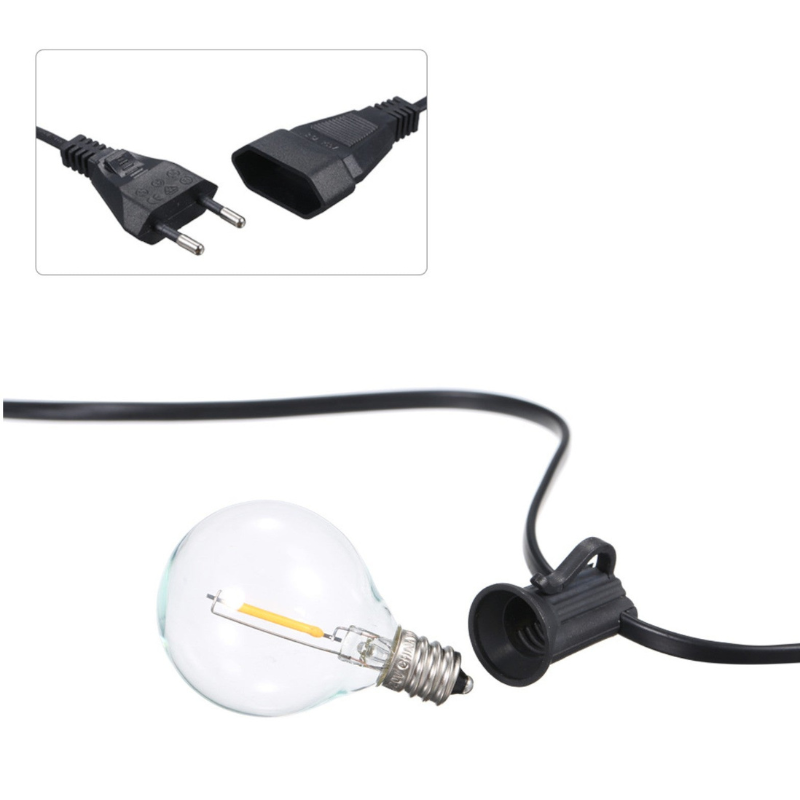 HydraGlow Lampes LED Extérieur Étanches Modernes Jardin Noir