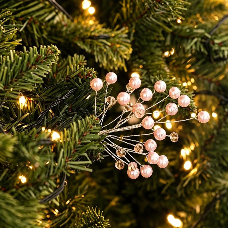 Branches Perlées et Cristaux pour Décoration