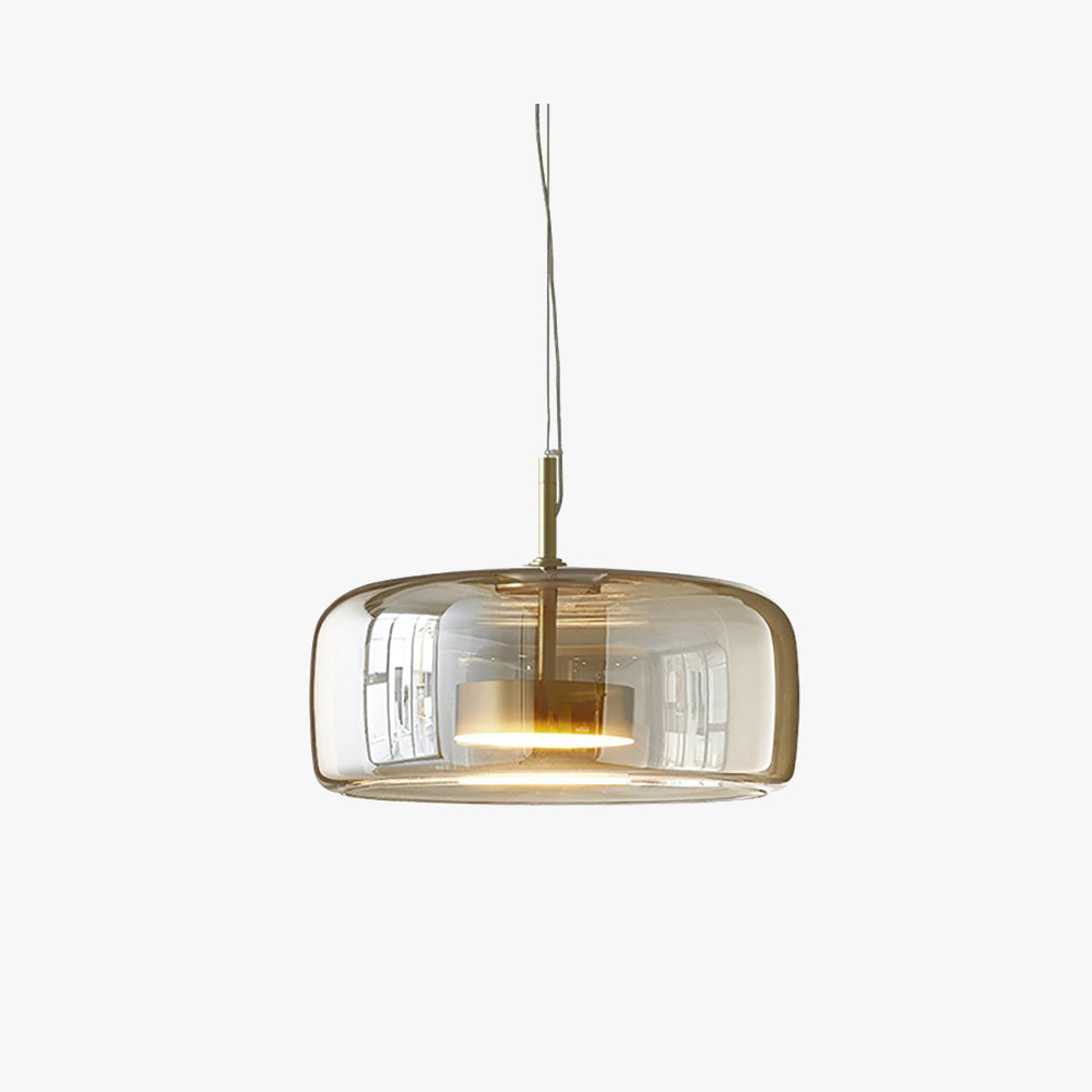 Orvian – Suspension LED Vintage Finition Dorée Salon