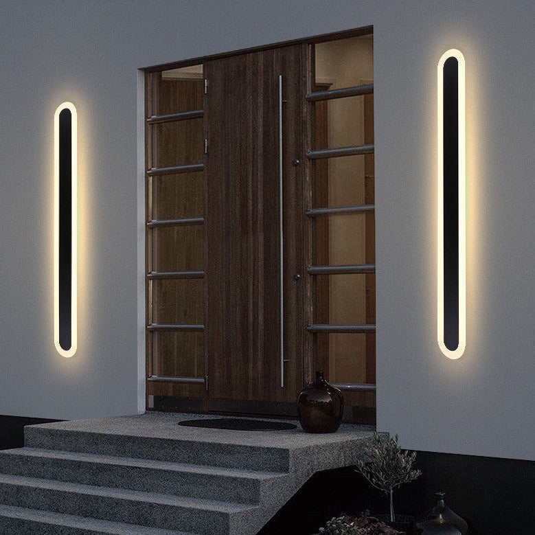 Applique Murale Extérieure | Fer Forgé Noir, Design Étanche LED 3