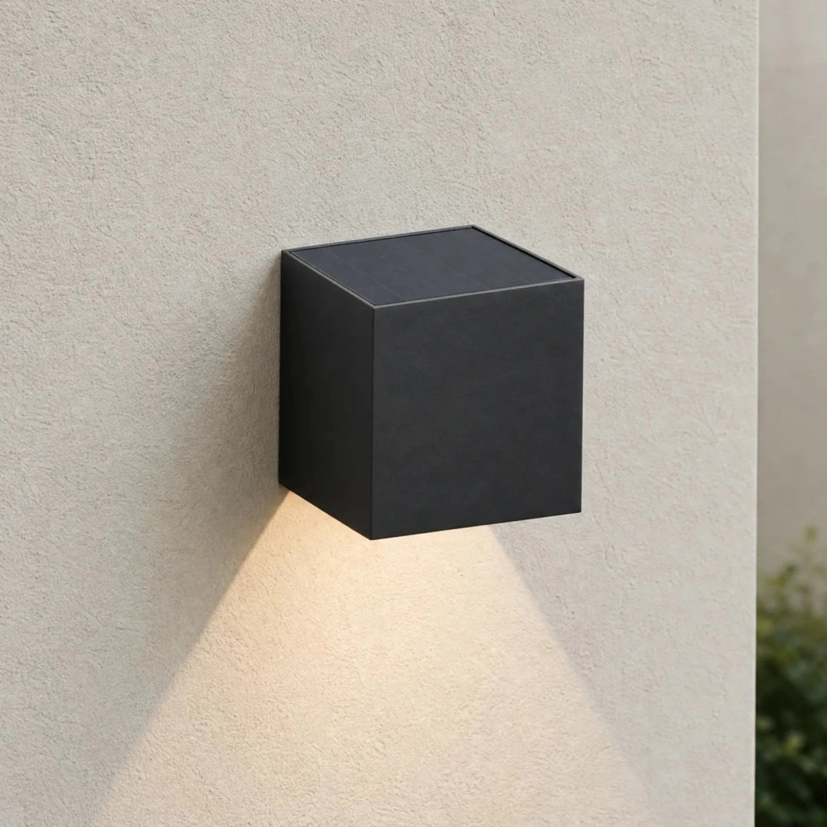 Applique Murale Solaire | Design Cubique, Volets Lumineux Réglables 0