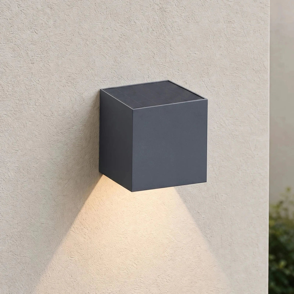 Applique Murale Solaire | Design Cubique, Volets Lumineux Réglables 1