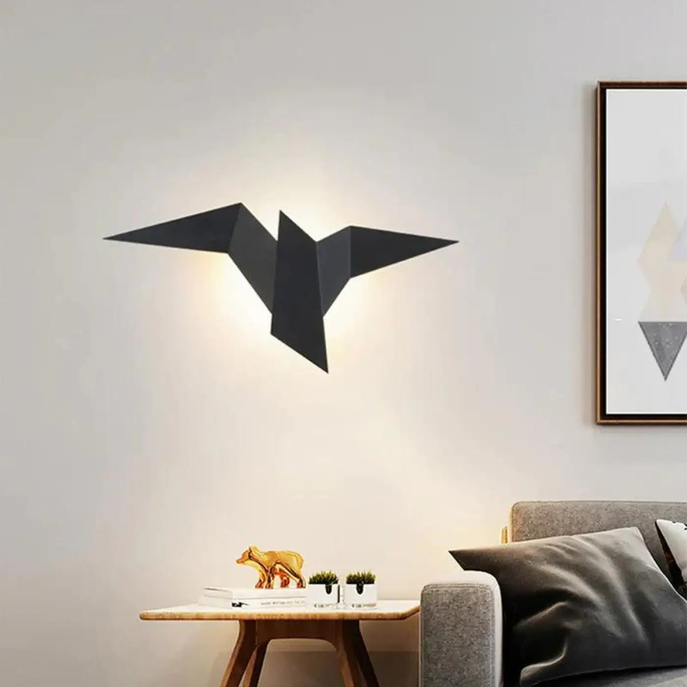 Applique Murale | Design Oiseau, Éclairage Doux 0