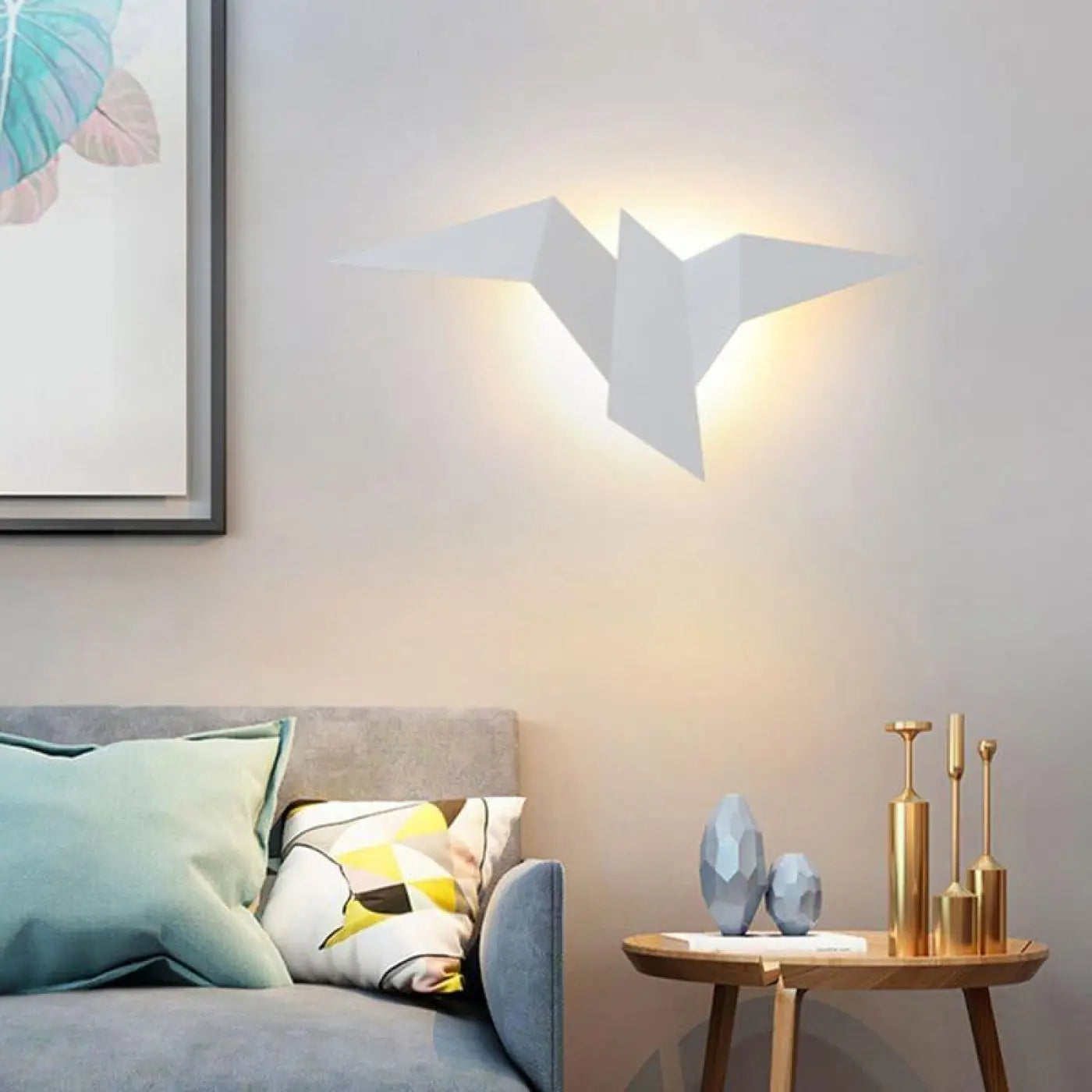 Applique Murale | Design Oiseau, Éclairage Doux 2