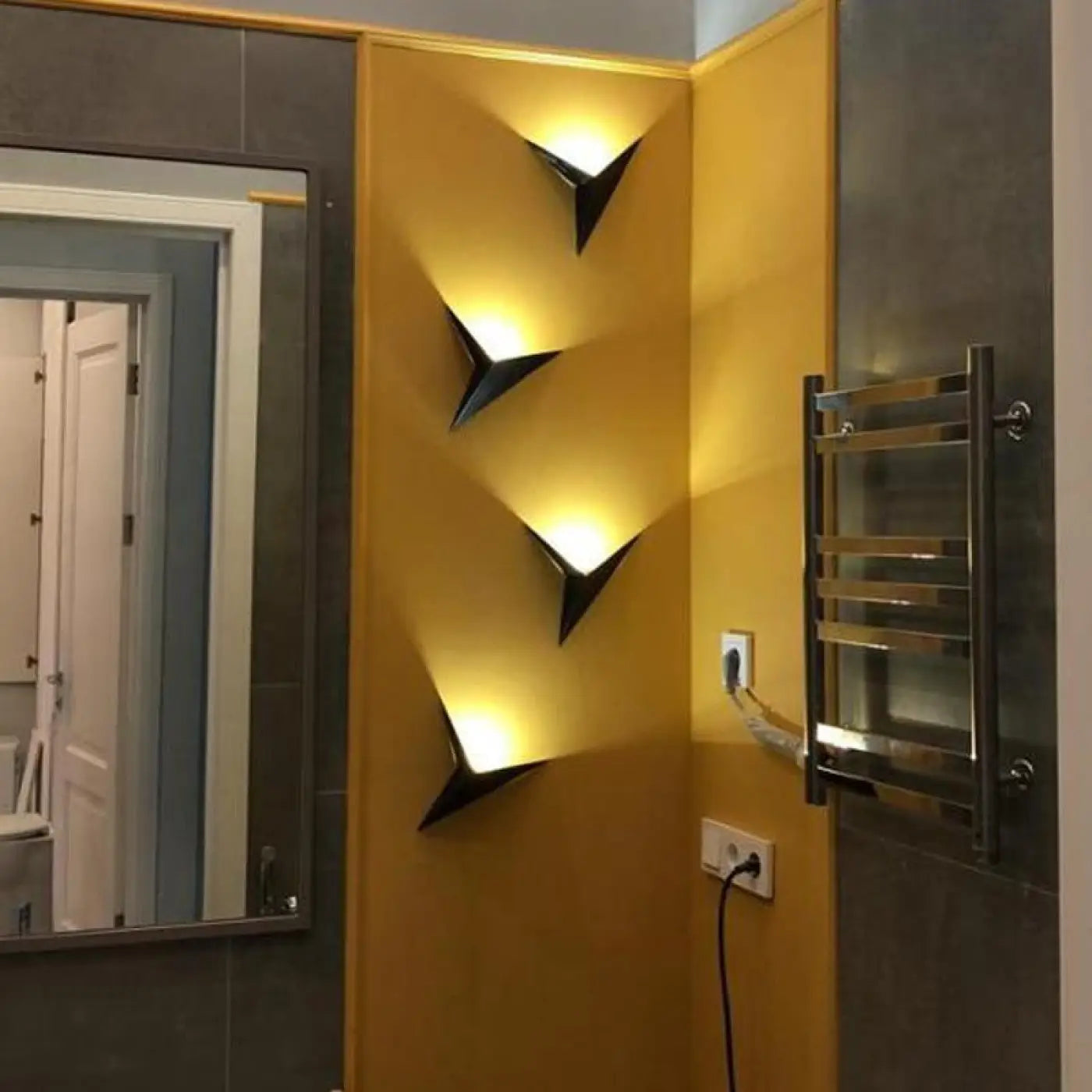 Applique Murale | Forme Étoile, Lumière Douce Applique Murale Chambre 2