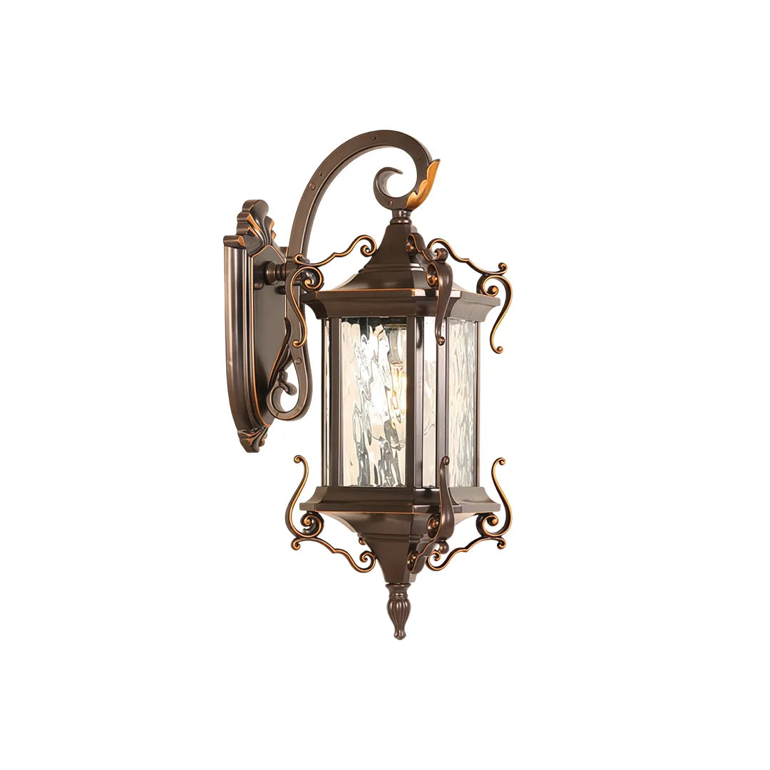 Appliques Murales Extérieures Vintage en Aluminium, Lot de 2, Style Européen Classique 0