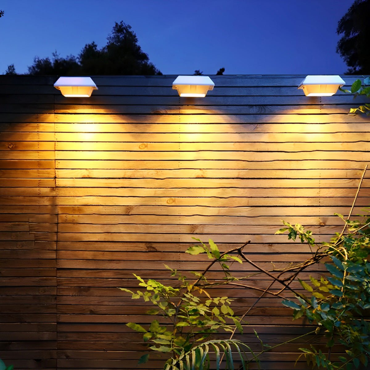Appliques Murales Solaires | Design Carré, Étanche 8