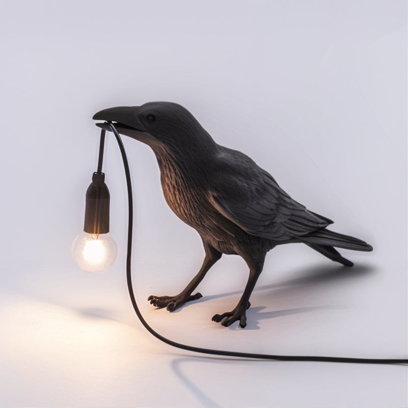 AvianGlow – Lampe de Table Artistique en Résine pour Chambre