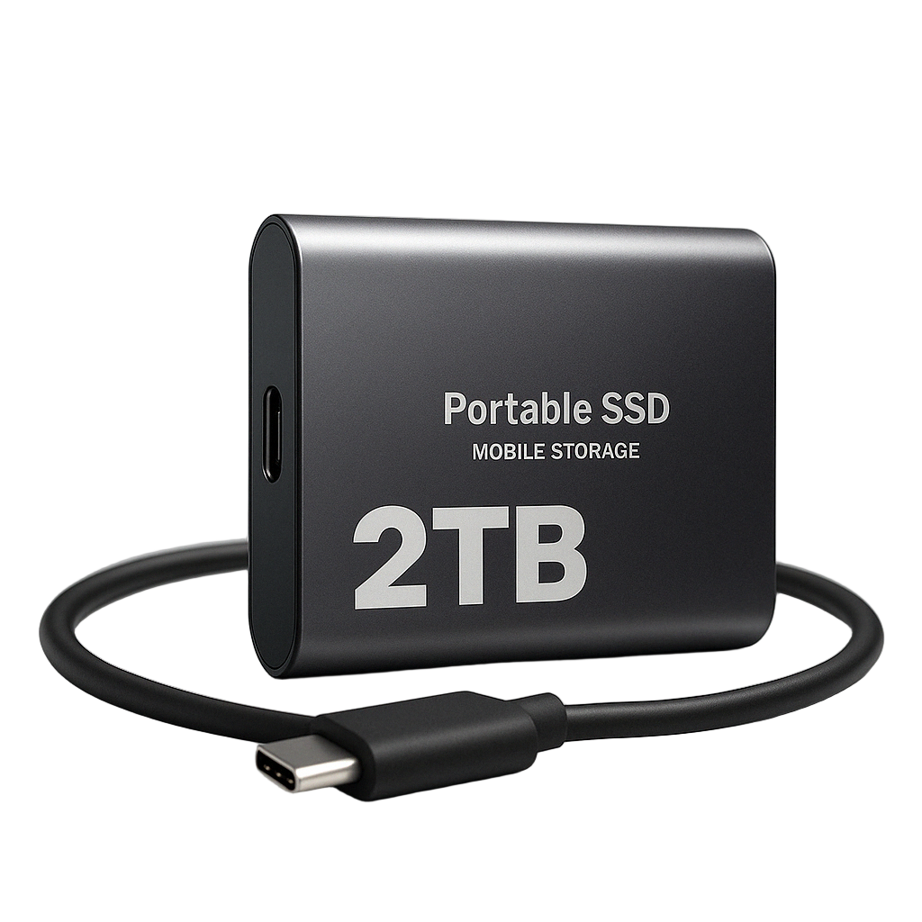 Disque SSD Portable de Stockage Externe Haute Vitesse USB-C 1050 Mo/s