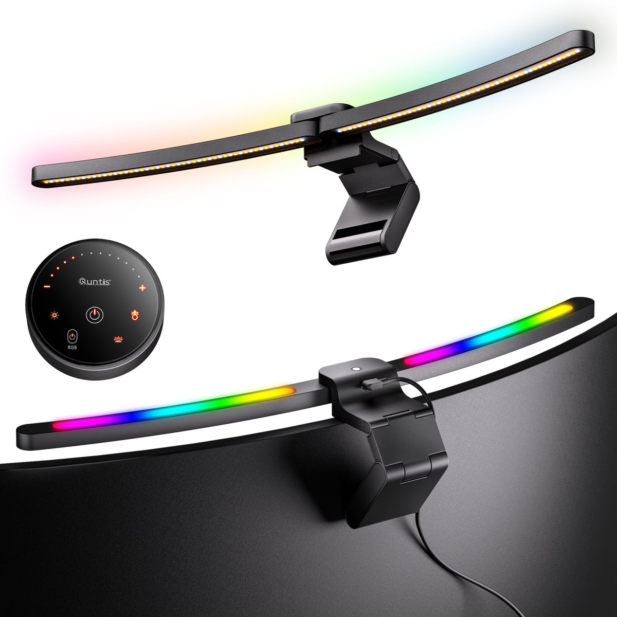 Barre Lumineuse | Double Tête Pliable, Éclairage RVB 15 Modes 0