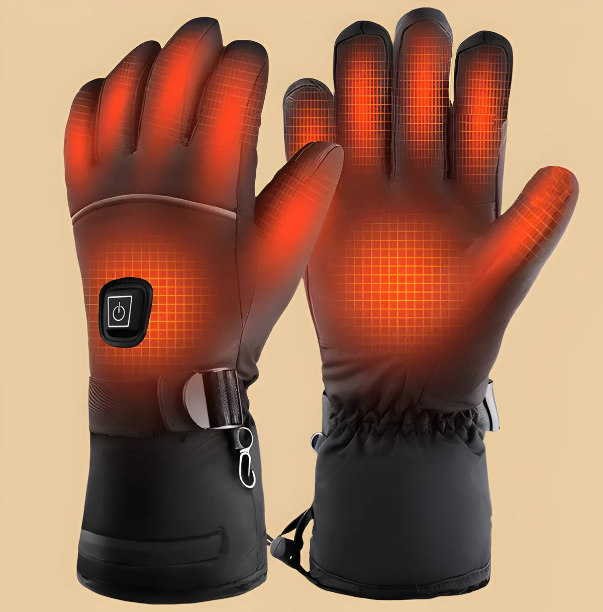 WarmTech | Gants chauffants USB, adaptés à des températures aussi basses que -25°C