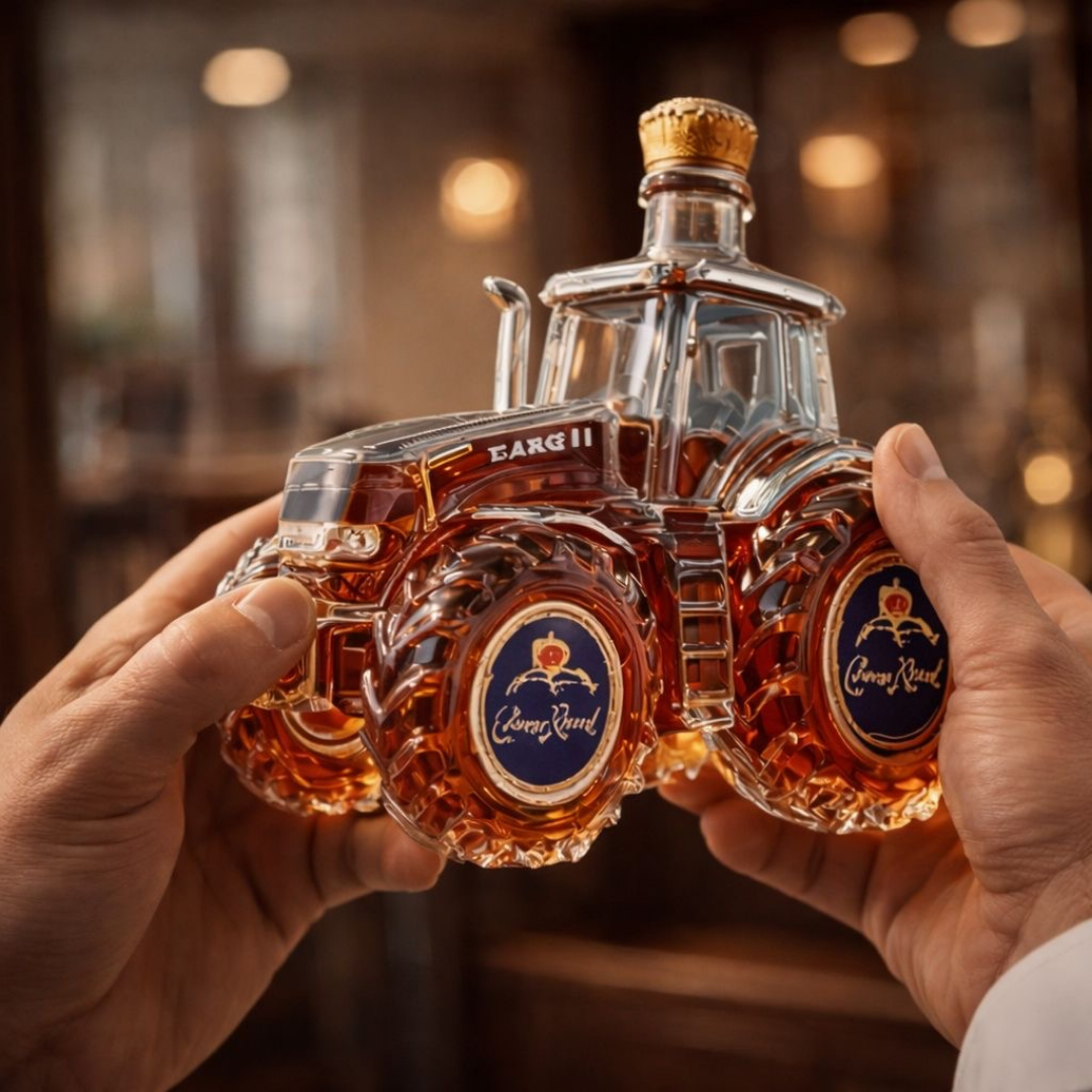 Bouteille de Whisky | Design Tracteur Unique, 500 ml 6