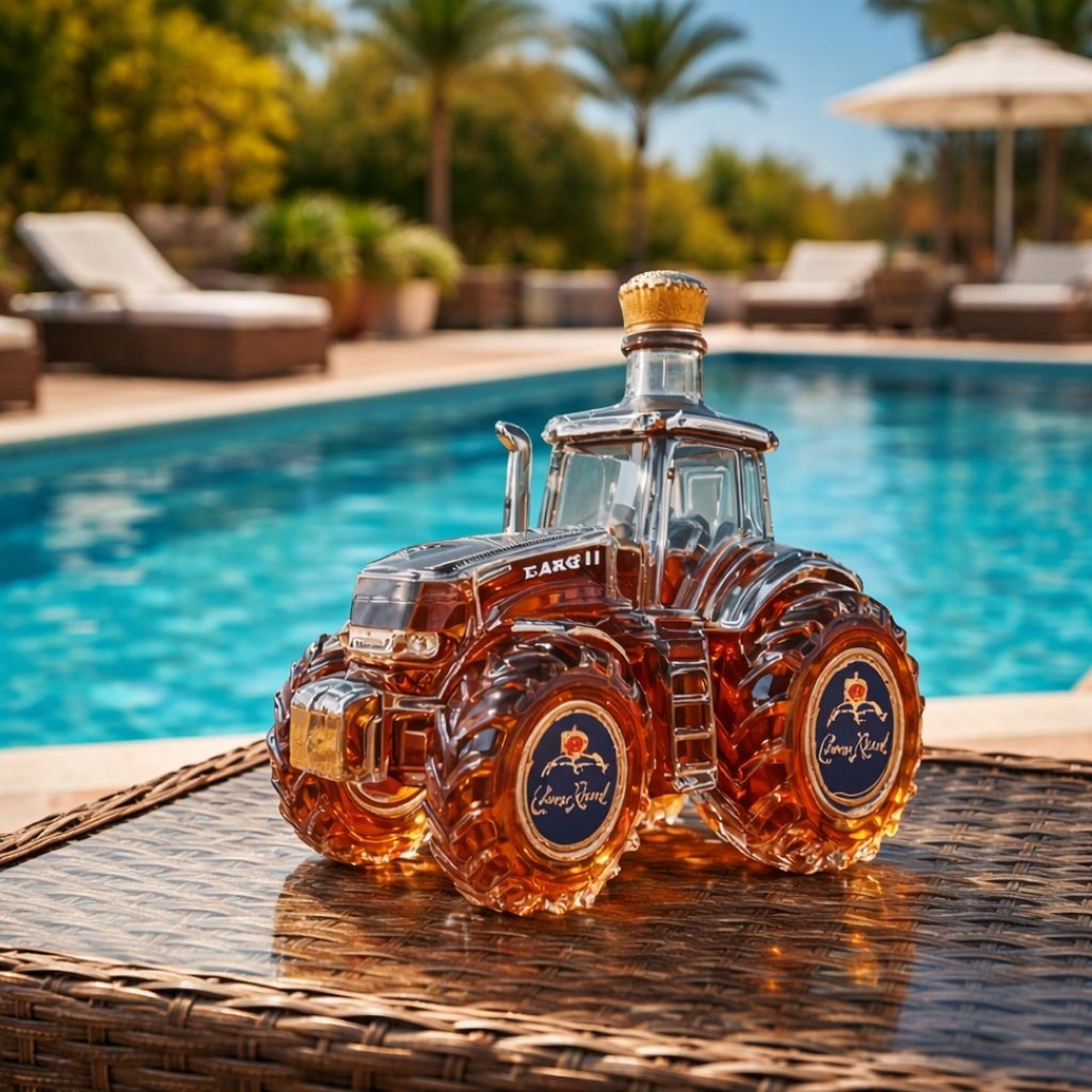 Bouteille de Whisky | Design Tracteur Unique, 500 ml 7