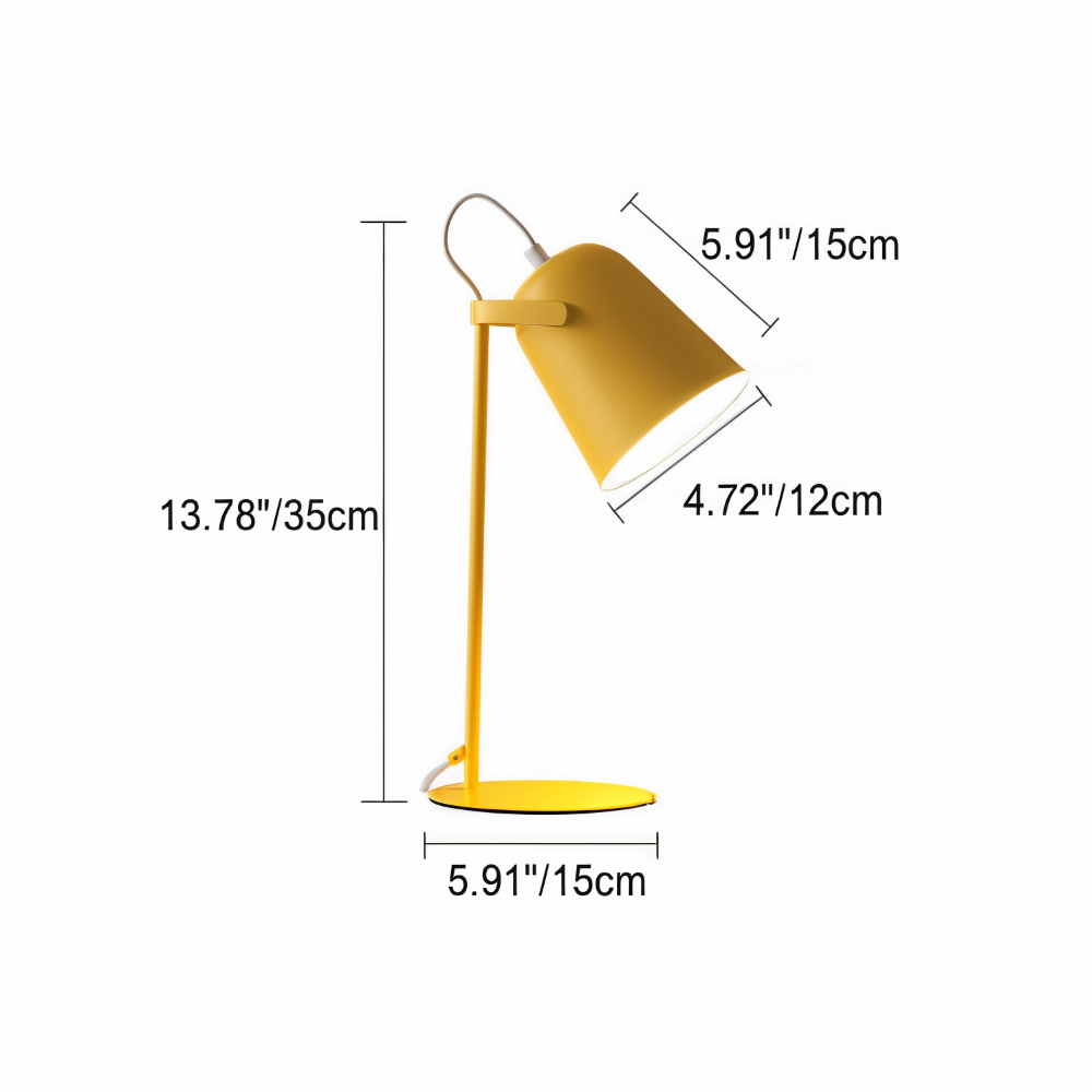 Lampe de Table Moderne Rotative à Lumière Douce pour Bureau