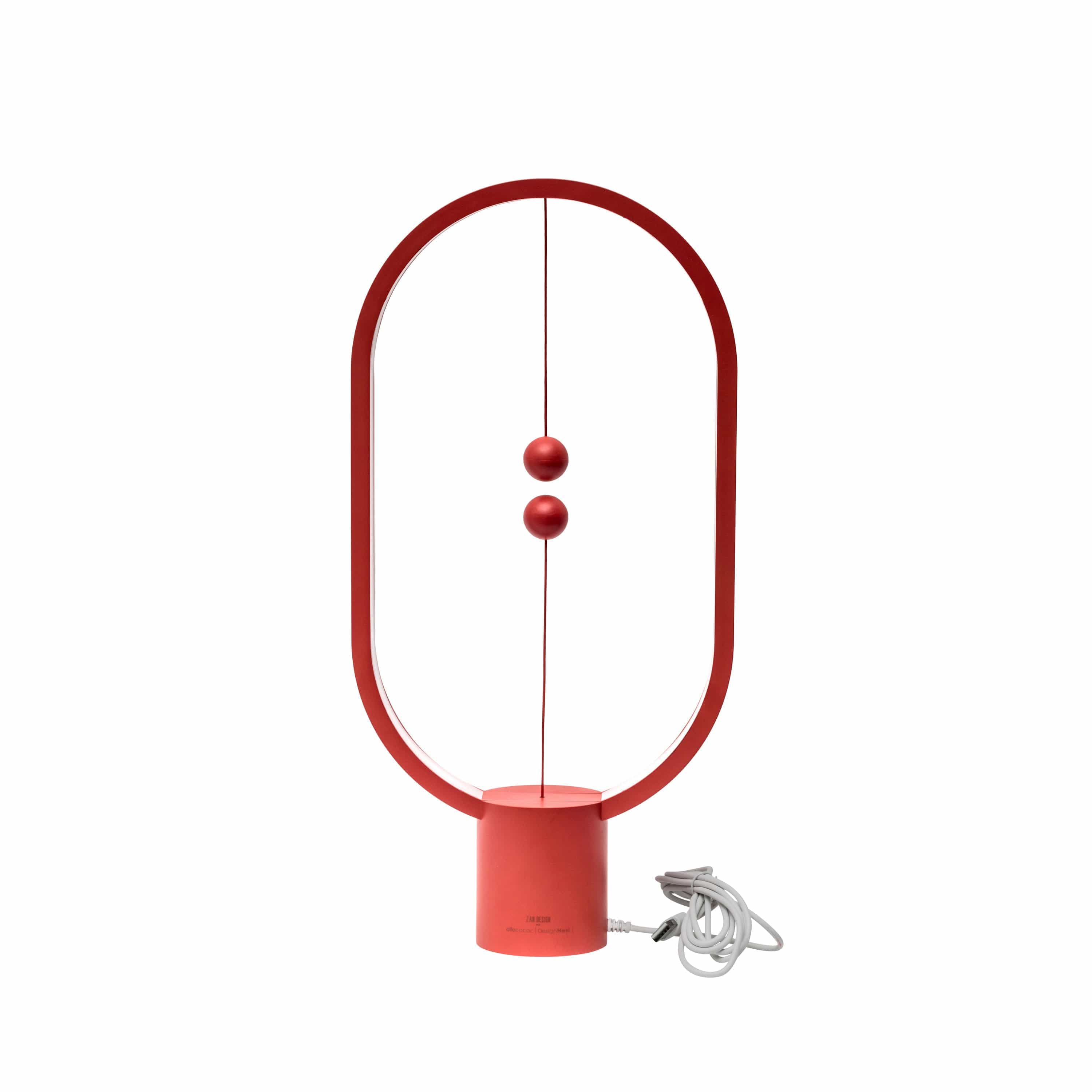 LumoLev – Lampe de Table LED Flottante Moderne Blanche