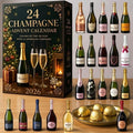 Calendrier de l’Avent Champagne 2026 – Version Plate 2D, 24 Cases