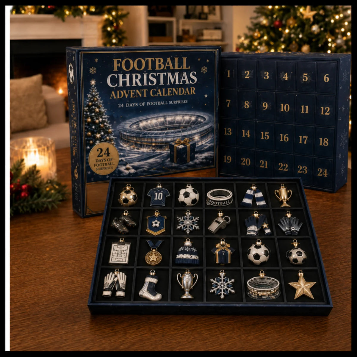 Calendrier de l'Avent Football 'Come On You Spurs!' – Compte à Rebours Festif pour Fans de Football 0