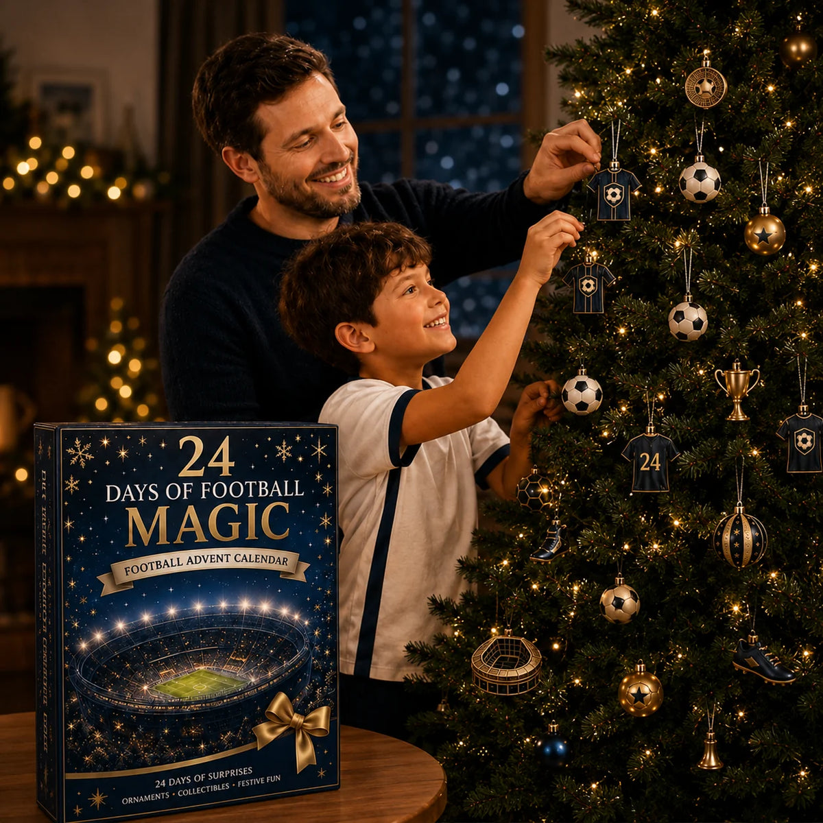 Calendrier de l'Avent Football 'Come On You Spurs!' – Compte à Rebours Festif pour Fans de Football 2