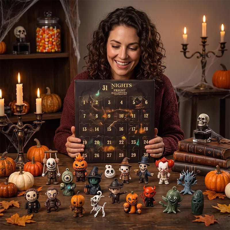 Calendrier de l'Avent Halloween 2026 - Coffret Surprise 31 Nuits d'Effroi avec Blindbags 2