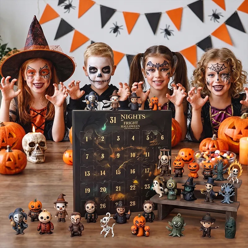 Calendrier de l'Avent Halloween 2026 - Coffret Surprise 31 Nuits d'Effroi avec Blindbags 3