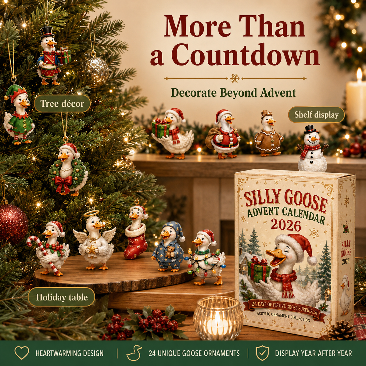 Calendrier de l'Avent Original Silly Goose Magic™ – 24 Jours de Surprises Festives 1