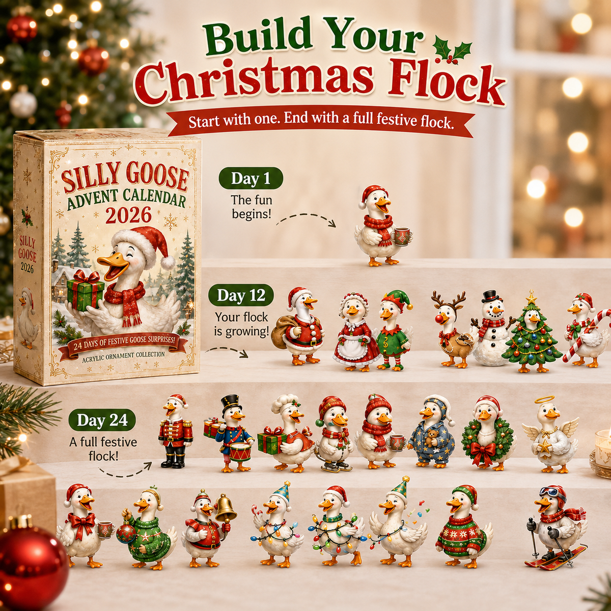 Calendrier de l'Avent Original Silly Goose Magic™ – 24 Jours de Surprises Festives 5