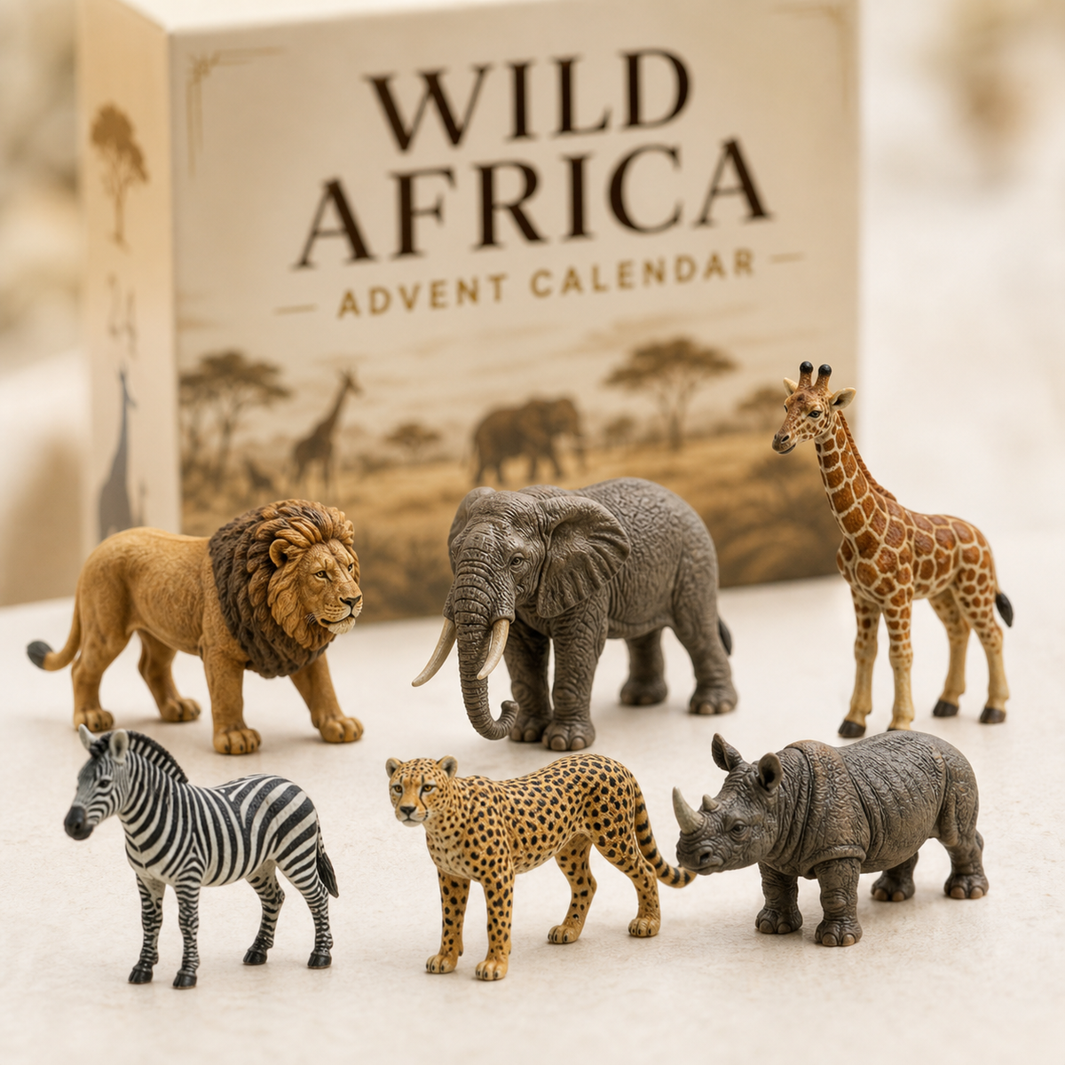 Calendrier de l'Avent Original Wild Africa - 24 Jours d'Exploration de la Savane pour Enfants 2