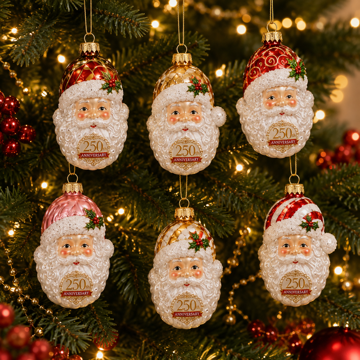 Célébration du 250e Anniversaire : Décoration de Noël Élégante et Intemporelle 6