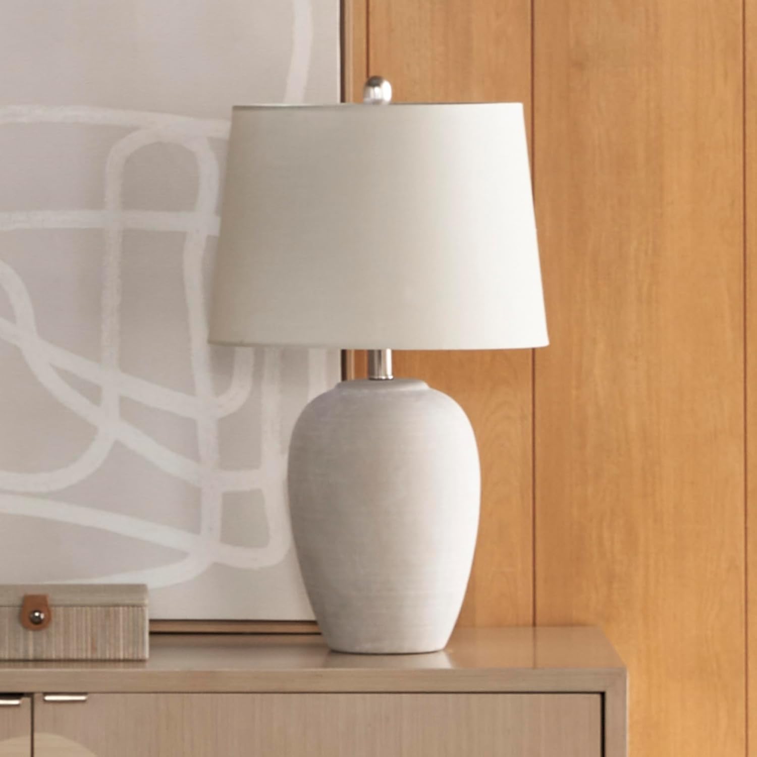 IllumiBase – Lampe de Table en Céramique LED Minimaliste