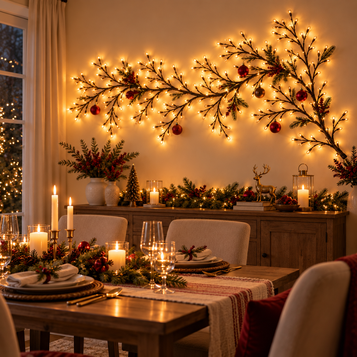 Lumière de Branche LED Flexible avec Télécommande