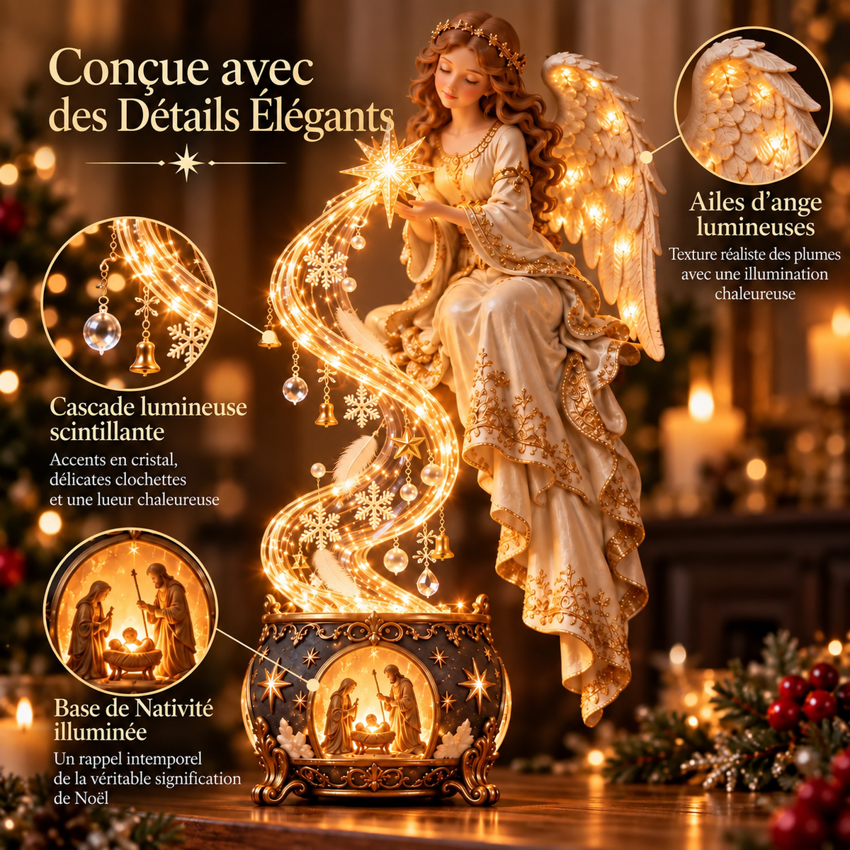 Rideau LED Pixel RGB avec contrôle par application