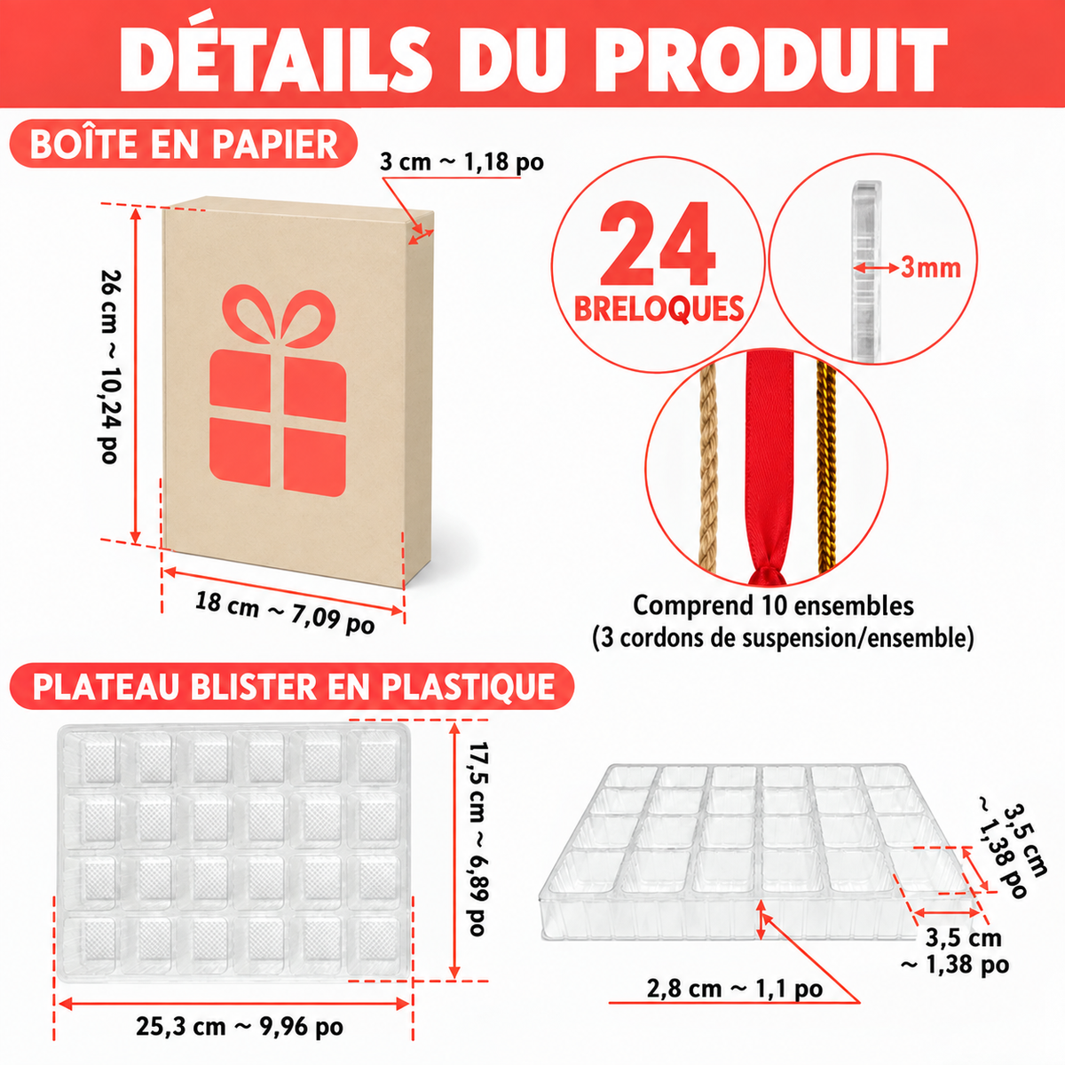 Boîte Surprise Gin – Calendrier de l’Avent 24 Jours (2D)
